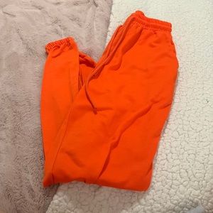 SHEIN Orange Sweatpants/Joggers